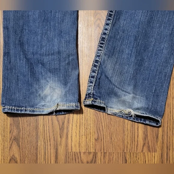 True Religion Women’s Straight Blue Jeans USA Made 29 Designer Denim L32 C96 - Picture 10 of 10